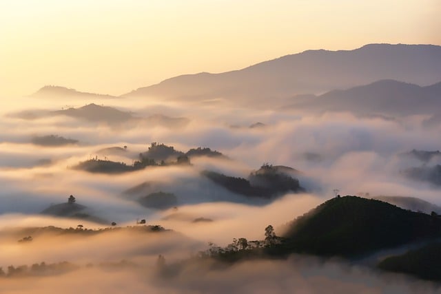 cloud, dawn, view